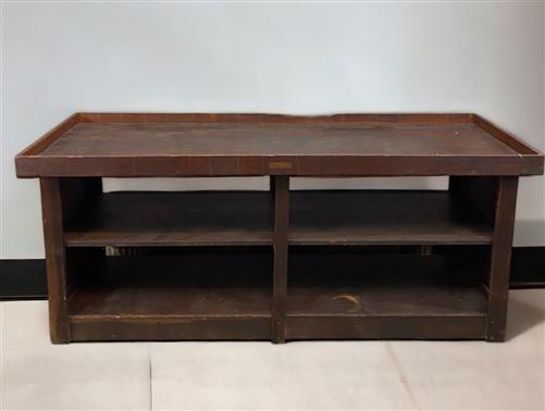 Store Counter Work Table, Vintage Front Bar, Kitchen Island, Display Case