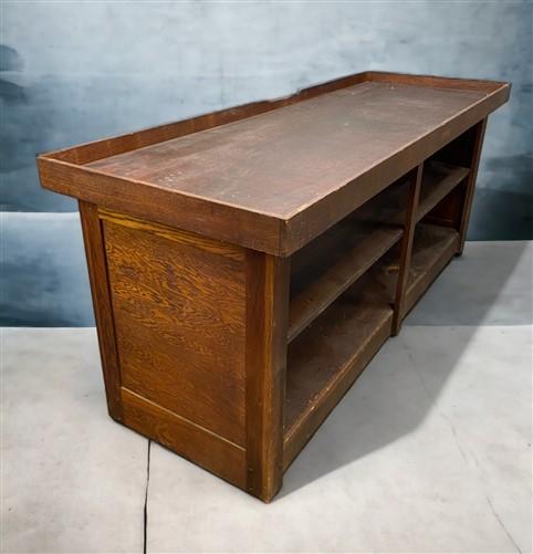 Store Counter Work Table, Vintage Front Bar, Kitchen Island, Display Case