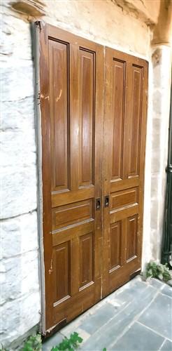 Pair Antique Eastlake Pocket Doors (55x89) Sliding Doors Architectural Salvage