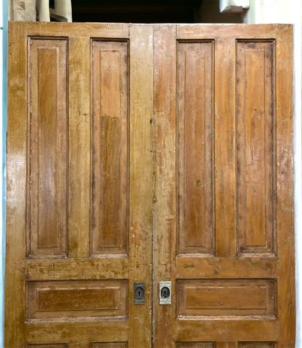 Pair Antique Eastlake Pocket Doors (55x89) Sliding Doors Architectural Salvage