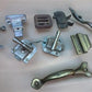 Ice Box Hardware, Vintage Latch Door Hinge, Salvage Cooler Chest Handle Lock A15