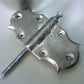 Ice Box Hardware, Vintage Latch Door Hinge, Salvage Cooler Chest Handle Lock A13