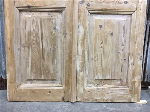 Antique French Double Doors (40x90.5) Iron Wood Doors, European Doors D283