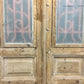 Antique French Double Doors (40x90.5) Iron Wood Doors, European Doors D283