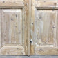 Antique French Double Doors (40x90.5) Iron Wood Doors, European Doors D283