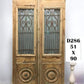 Antique French Double Doors (51x90) Iron Wood Doors, European Doors D286