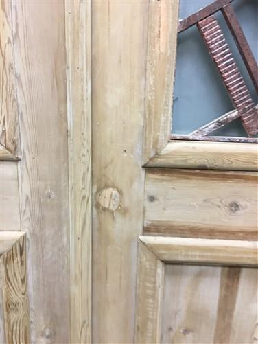 Antique French Double Doors (43x88) Iron Wood Doors, European Doors D287