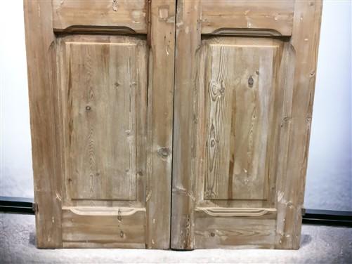 Antique French Double Doors (43x88) Iron Wood Doors, European Doors D287