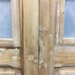 Antique French Double Doors (43x88) Iron Wood Doors, European Doors D287