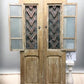 Antique French Double Doors (43x88) Iron Wood Doors, European Doors D287