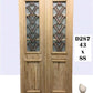 Antique French Double Doors (43x88) Iron Wood Doors, European Doors D287