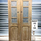 Antique French Double Doors (43x88) Iron Wood Doors, European Doors D287