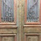 Antique French Double Doors (44.5x95) Iron Wood Doors, European Doors D288