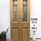 Antique French Double Doors (37.5x90.5) Wood Iron Doors, European Doors D290