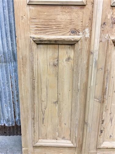 Antique French Double Doors (37.5x90.5) Wood Iron Doors, European Doors D290