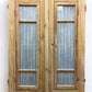 Antique French Double Doors (37.5x90.5) Wood Iron Doors, European Doors D290