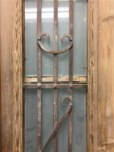 Antique French Double Doors (36x82) Iron Wood Doors, European Doors D271