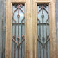 Antique French Double Doors (34.5x98) Iron Wood Doors, European Doors D277