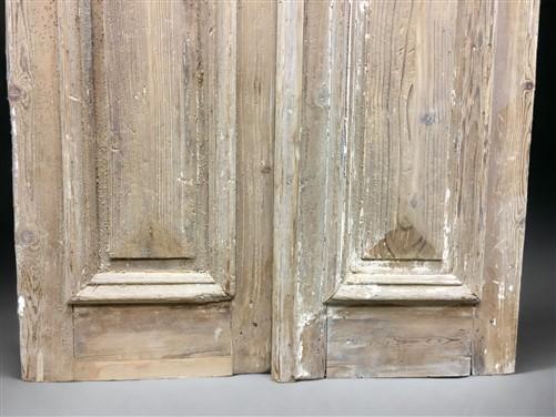 Antique French Double Doors (34.5x98) Iron Wood Doors, European Doors D277