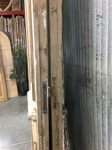 Antique French Double Doors (34.5x98) Iron Wood Doors, European Doors D277