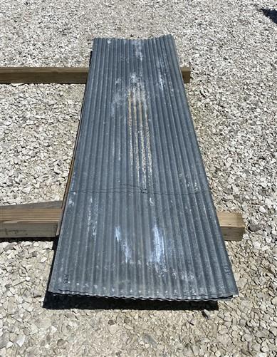 14 Sheets Barn Tin, Corrugated Metal Reclaimed Salvage, 7'&8' Long 212 sq ft A83