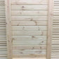 French Single Slatted Doors (32x80.75) 1 Pane Glass European Styled Doors U2