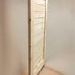 French Single Slatted Doors (24x80) 1 Pane Glass European Styled Doors U3