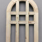 Arched French Single Door (24.5x81) 21 Pane Glass Door European Styled QM5