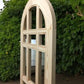 Arched French Single Door (30.5x80.75) 21 Pane Glass Door European Styled QM8