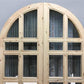 Arched French Double Doors (48x80.5) 14 Pane Glass European Styled Doors O8