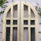 Arched French Double Doors (36x84.5) 14 Pane Glass Doors European Styled O10