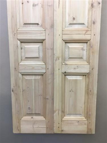 French Double Doors (36x84.5) Raised Panel Doors, European Styled Doors NM3