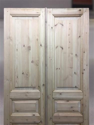 French Double Doors (48x96) European Styled Doors, Raised Panel Doors NM4