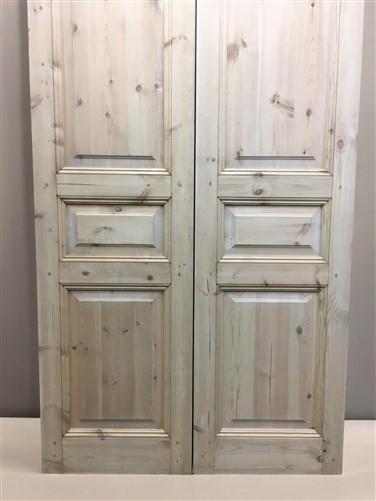 French Double Doors (48x96) European Styled Doors, Raised Panel Doors NM4