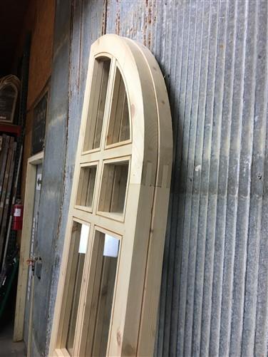 Arched French Double Doors (48x96) 14 Pane Glass European Styled Doors O11