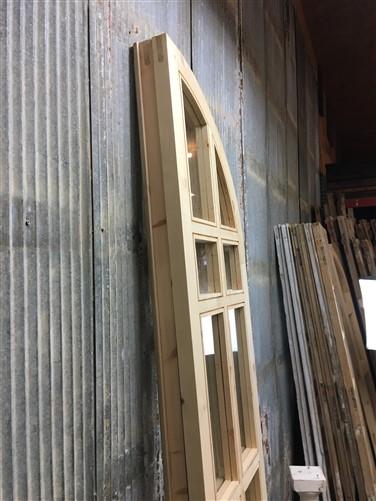 Arched French Double Doors (48x96) 14 Pane Glass European Styled Doors O11