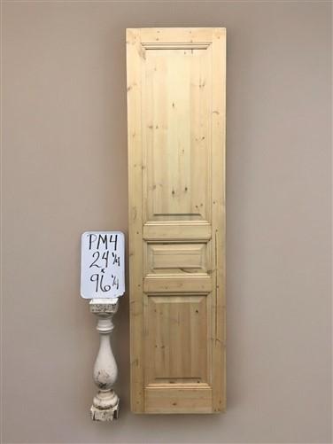 French Single Door (24x96) Raised Panel Door, European Styled Door, PM4