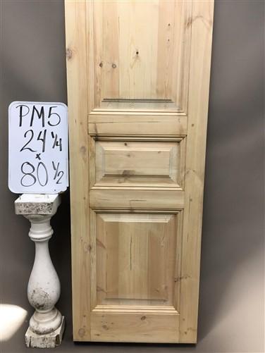 French Single Door (24x80.5) Raised Panel Door, European Styled Door, PM5