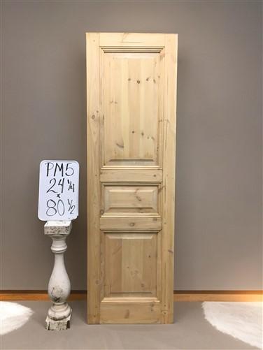 French Single Door (24x80.5) Raised Panel Door, European Styled Door, PM5