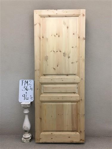 French Single Door (36x96.5) Raised Panel Door, European Styled Door, PM2