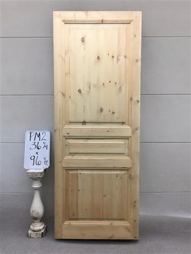 French Single Door (36x96.5) Raised Panel Door, European Styled Door, PM2