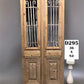 Antique French Double Doors (38x84) Iron Wood Doors, European Doors D295