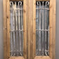 Antique French Double Doors (38x84) Iron Wood Doors, European Doors D295