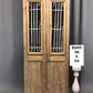 Antique French Double Doors (38x84) Iron Wood Doors, European Doors D295