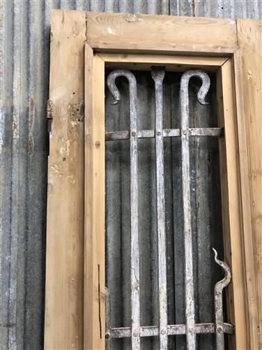 Antique French Double Doors (38x84) Iron Wood Doors, European Doors D295