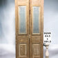 Antique French Double Doors (43.5x101.5) Iron Wood Doors, European Doors D289