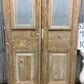 Antique French Double Doors (43.5x101.5) Iron Wood Doors, European Doors D289