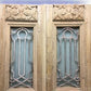 Antique French Double Doors (47x91) Wood Iron Doors, European Doors D273