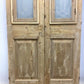 Antique French Double Doors (47x91) Wood Iron Doors, European Doors D273