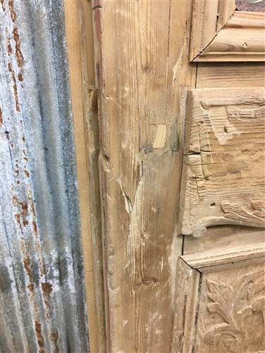 Antique French Double Doors (47x91) Wood Iron Doors, European Doors D273